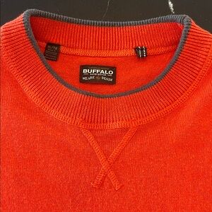 Buffalo David Bitton Vibrant Red Crewneck Sweater